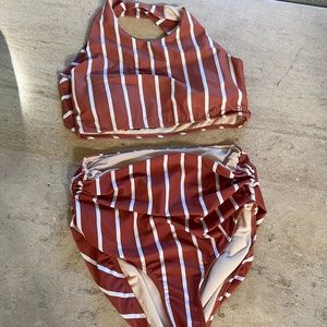 Albion fit medium high waisted ruched bikini